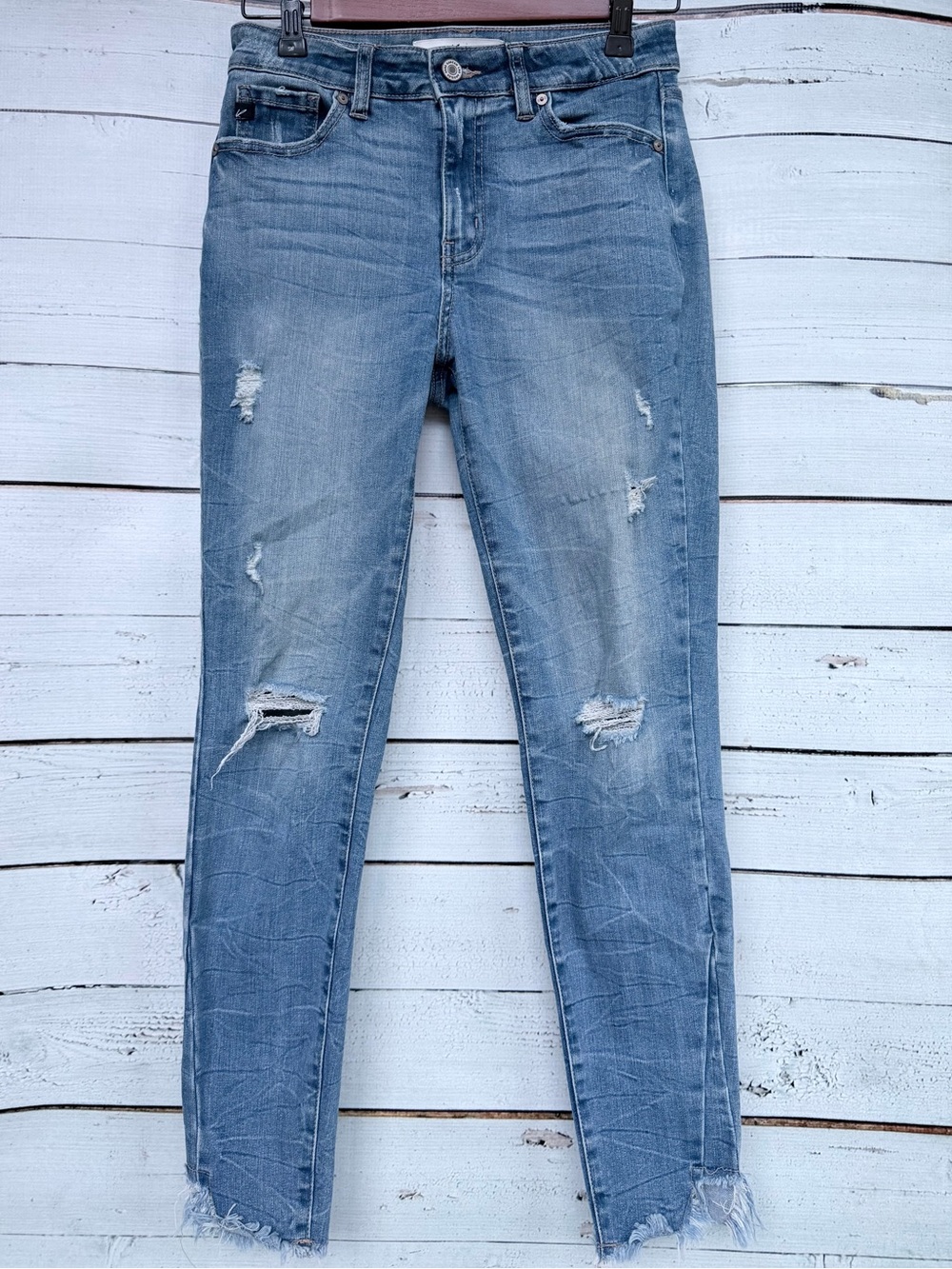 KanCan High-Rise Distressed Skinny Jeans Size 3 / 25 #159